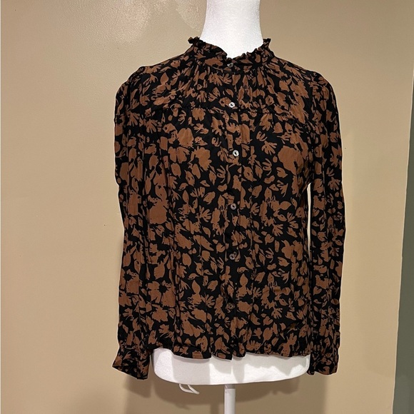 Rails Camille Floral Shirt In Garden Silhouette Size Small - Picture 3 of 10